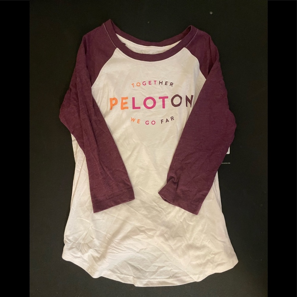 NWT - Peloton long sleeve baseball tee.